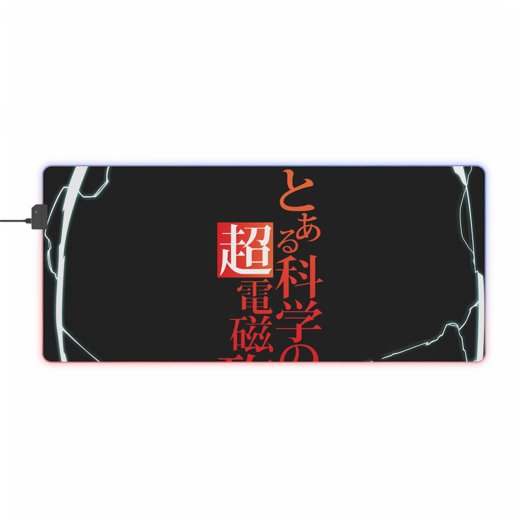 A Certain Scientific Railgun RGB LED Mouse Pad (Desk Mat)