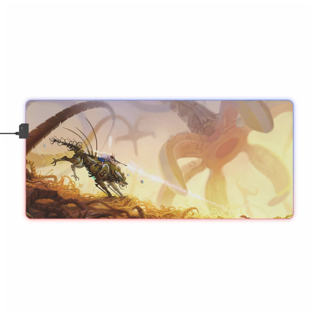 Princess Mononoke RGB LED Mouse Pad (Desk Mat)