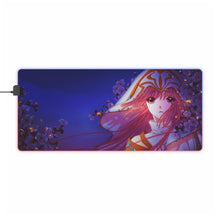 Load image into Gallery viewer, Cherry Blossoms and Tears RGB LED Mouse Pad (Desk Mat)
