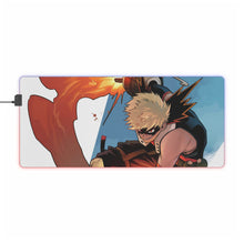 Load image into Gallery viewer, My Hero Academia Katsuki Bakugou RGB LED Mouse Pad (Desk Mat)
