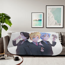 Load image into Gallery viewer, Boruto Sherpa Blanket
