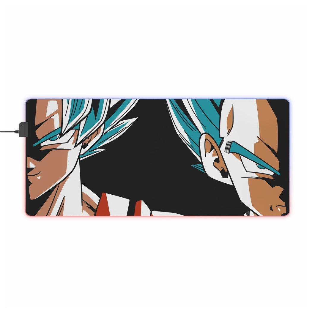 Dragon Ball Super - Goku and Vegeta RGB LED Mouse Pad (Desk Mat)
