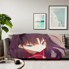 Load image into Gallery viewer, Rin Tohsaka Sherpa Blanket
