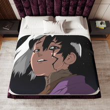 Load image into Gallery viewer, Anime Dr. Stone Sherpa Blanket
