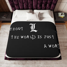 Load image into Gallery viewer, Anime Death Note Sherpa Blanket

