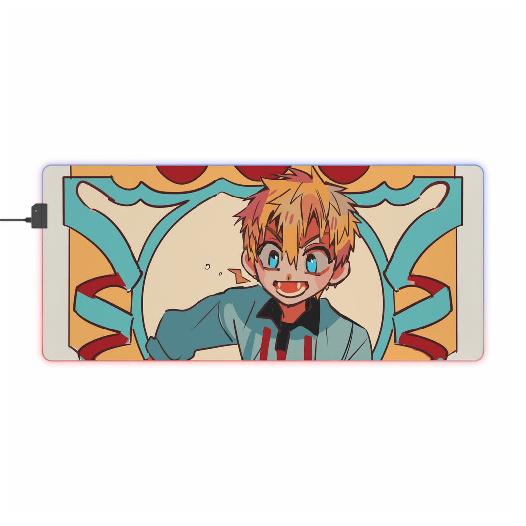 Jibaku Shounen Hanako-kun Jibaku Shounen Hanako Kun RGB LED Mouse Pad (Desk Mat)
