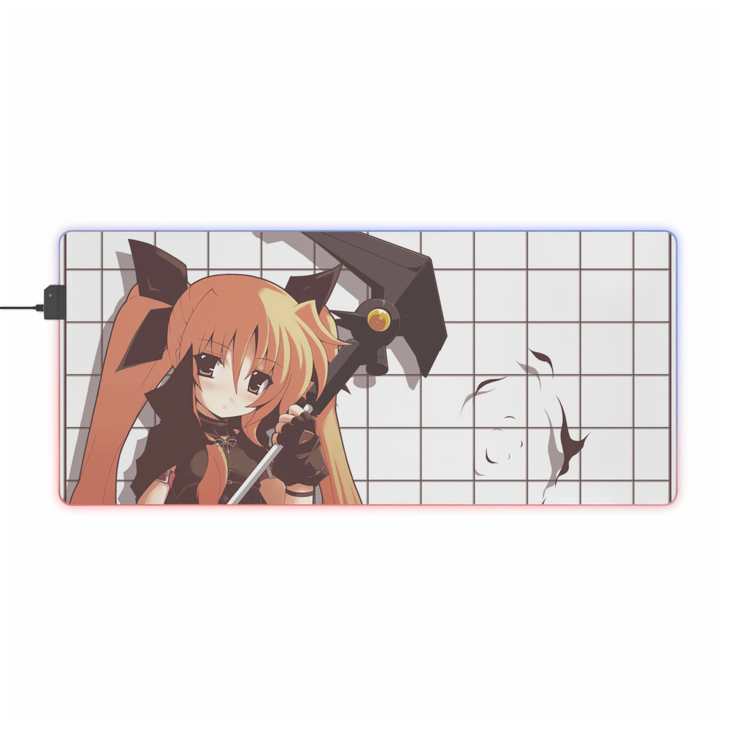 Magical Girl Lyrical Nanoha RGB LED Mouse Pad (Desk Mat)