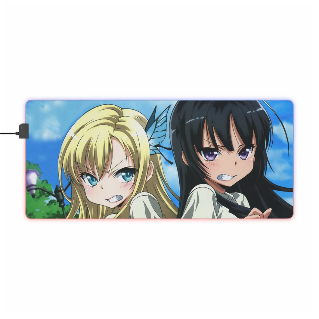 Boku Wa Tomodachi Ga Sukunai Sena Kashiwazaki, Yozora Mikazuki RGB LED Mouse Pad (Desk Mat)