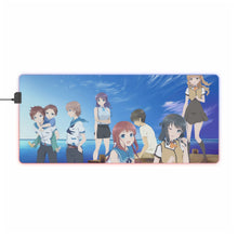 Load image into Gallery viewer, Nagi no Asukara Miuna Shiodome, Chisaki Hiradaira, Manaka Mukaido, Tsumugu Kihara, Hikari Sakishima RGB LED Mouse Pad (Desk Mat)

