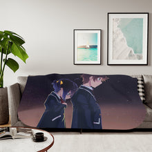 Load image into Gallery viewer, Rikka and Yuuta Sherpa Blanket
