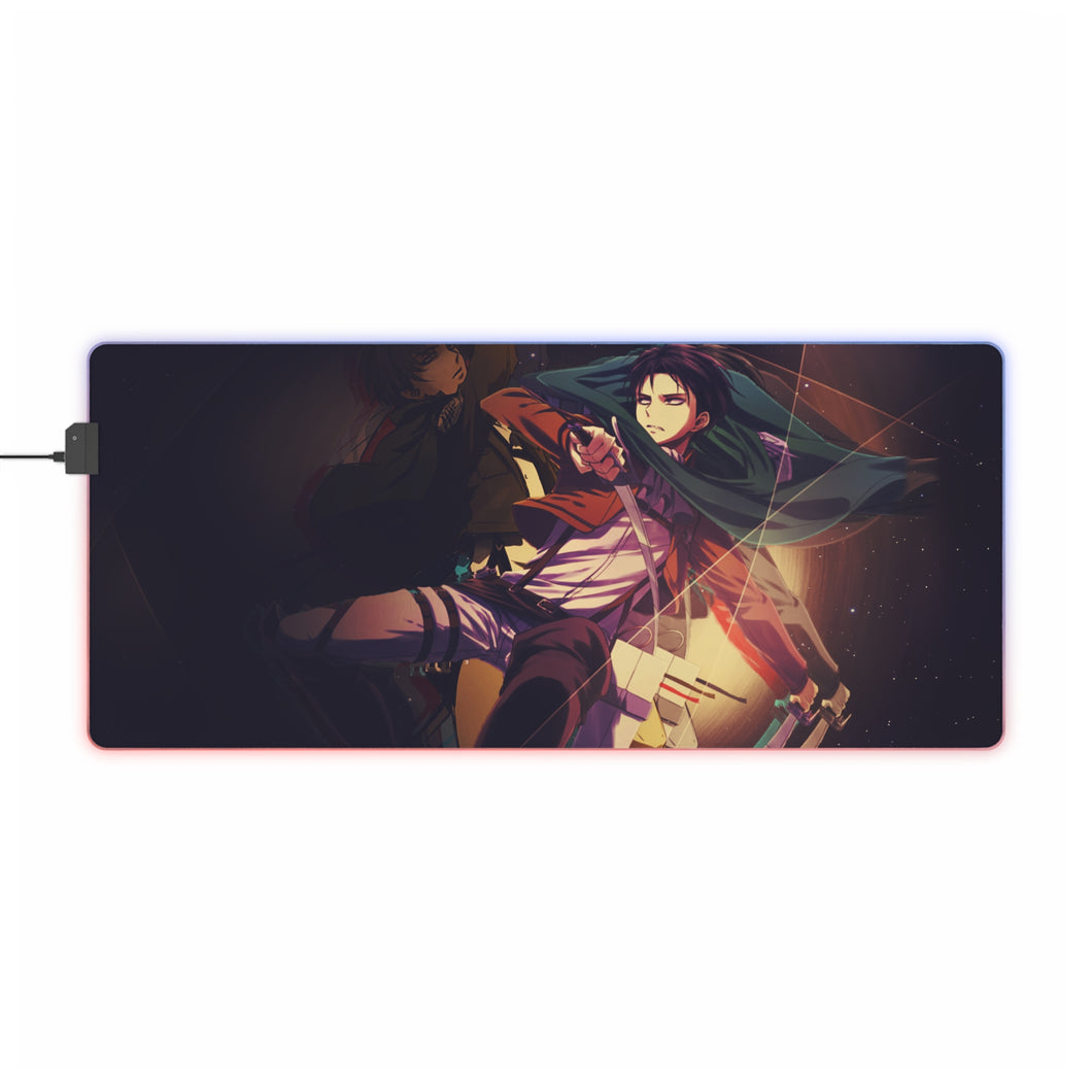 Levi Ackerman RGB LED Mouse Pad (Desk Mat)