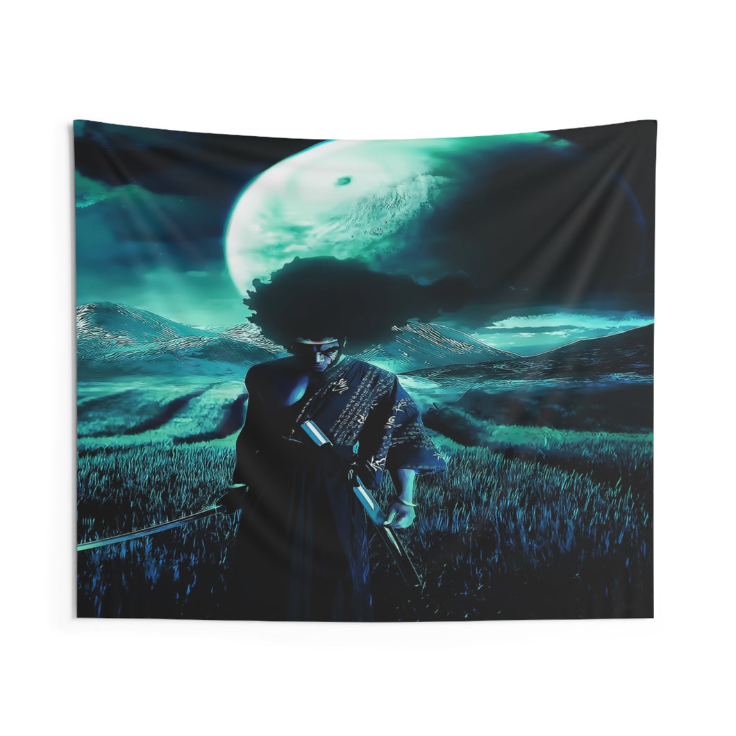 Anime Afro Samurai Indoor Wall Tapestry
