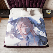 Load image into Gallery viewer, Anime Chainsaw Man Sherpa Blanket
