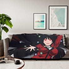 Load image into Gallery viewer, Kakegurui Yumeko Jabami Sherpa Blanket
