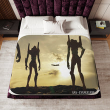 Load image into Gallery viewer, Anime Neon Genesis Evangelion Sherpa Blanket
