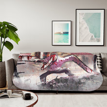 Load image into Gallery viewer, Anime Chainsaw Man Sherpa Blanket
