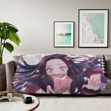 Load image into Gallery viewer, Demon Slayer: Kimetsu no Yaiba Sherpa Blanket
