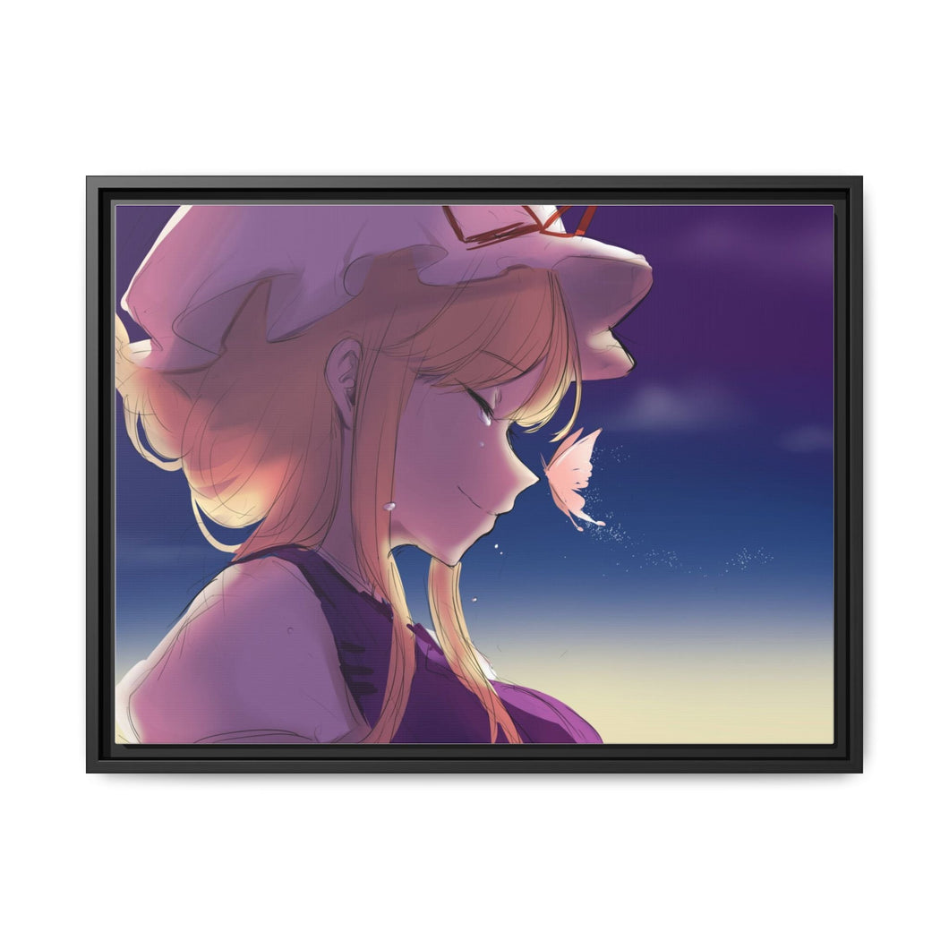 Anime Touhou Canvas Framed Art Print