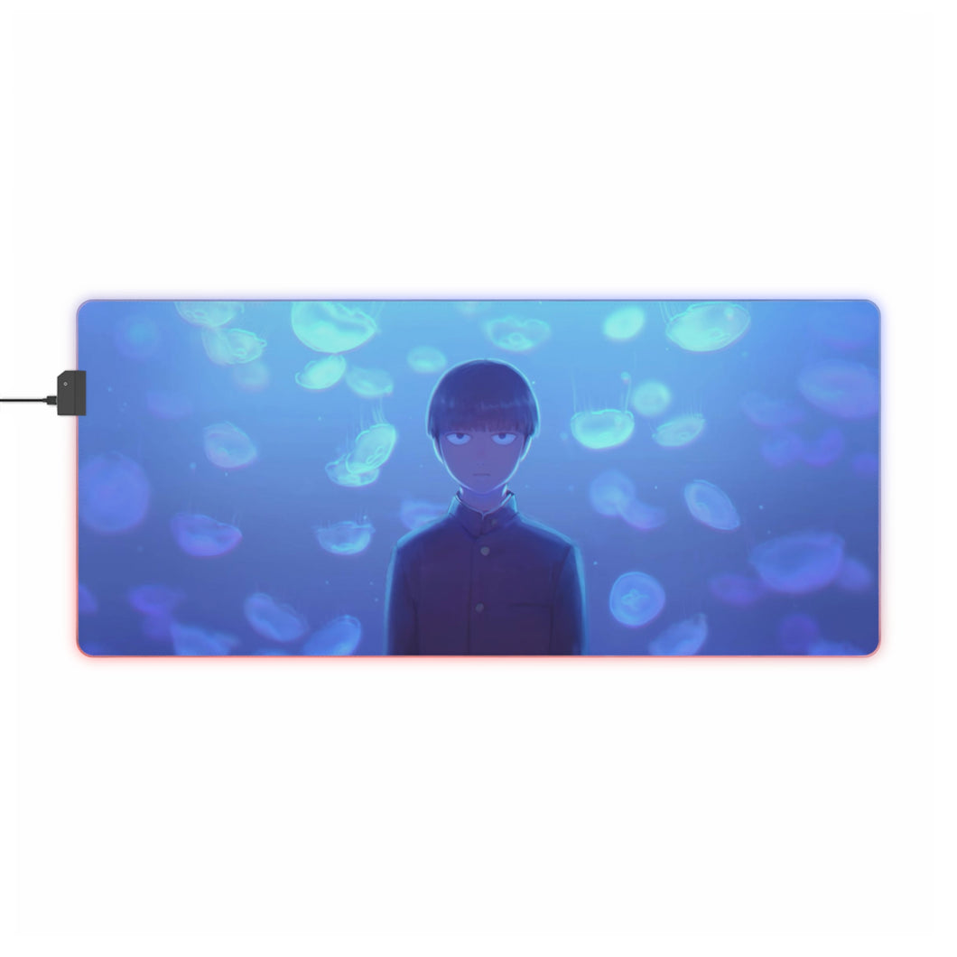 Mob Psycho 100 Shigeo Kageyama RGB LED Mouse Pad (Desk Mat)