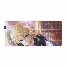 Load image into Gallery viewer, Violet Evergarden RGB LED Mouse Pad (Desk Mat)
