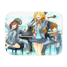 Load image into Gallery viewer, Kaori,Arima,Tsubaki and Ryota Sherpa Blanket
