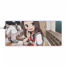 Load image into Gallery viewer, Karakai Jouzu No Takagi-san RGB LED Mouse Pad (Desk Mat)
