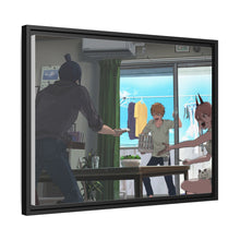 Load image into Gallery viewer, Chainsaw Man Canvas Framed Art Print
