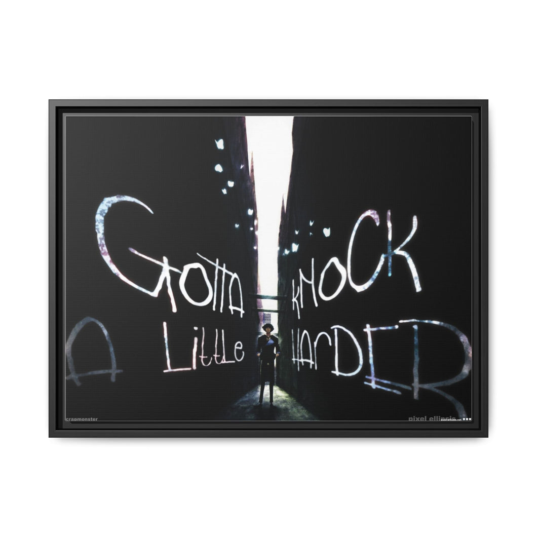 Anime Cowboy Bebopr Canvas Framed Art Print