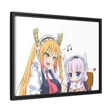 Load image into Gallery viewer, Miss Kobayashi&#39;s Dragon Maid Kanna Kamui, Kobayashi San Chi No Maid Dragon, Tohru Canvas Framed Art Print

