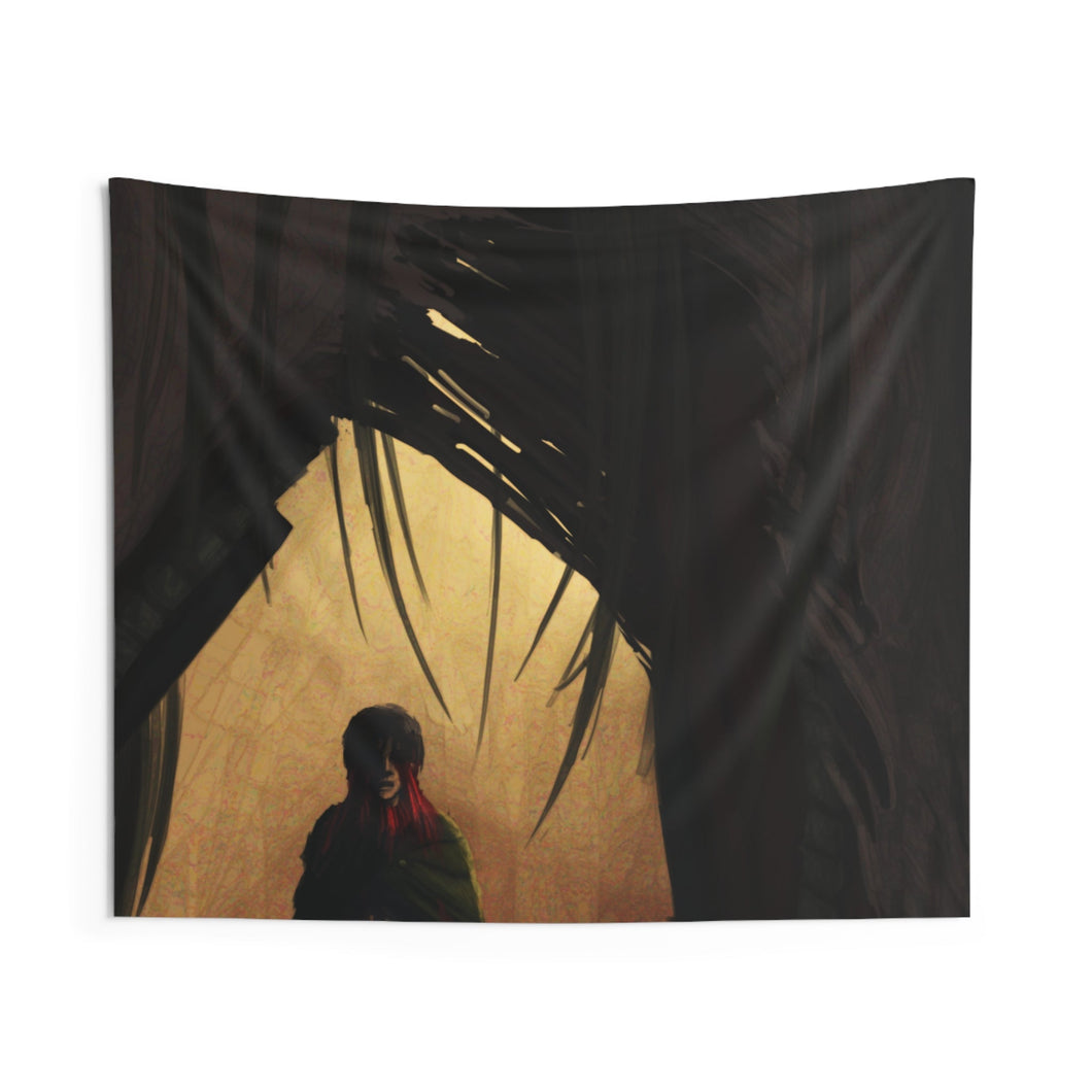 Shingeki no Kyojin - Eren and the Female Titan Indoor Wall Tapestry