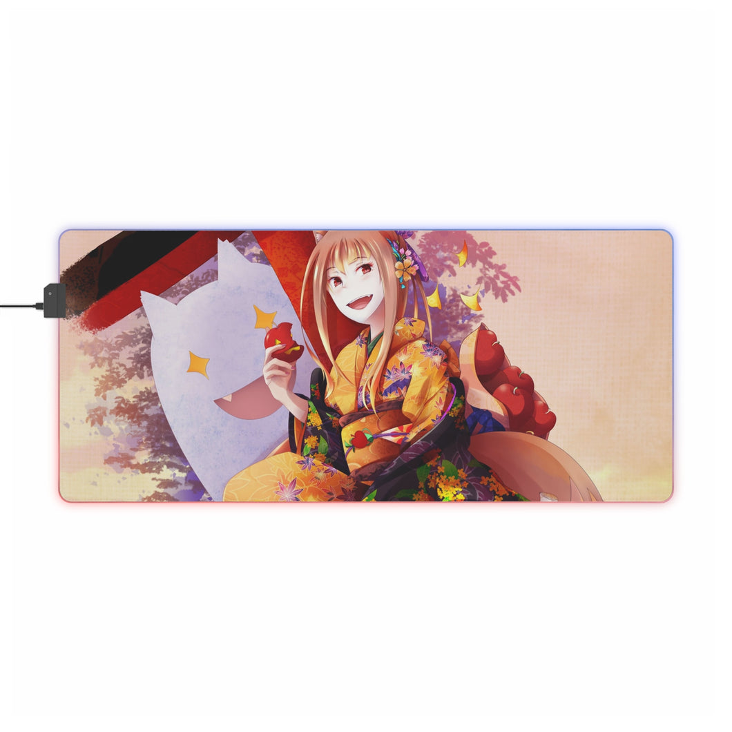 Spice And Wolf RGB LED Mouse Pad (Desk Mat)
