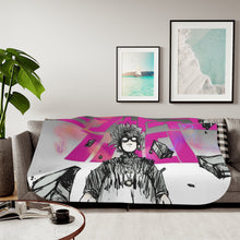 Load image into Gallery viewer, Mob Psycho 100 Shigeo Kageyama Sherpa Blanket
