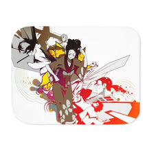 Load image into Gallery viewer, Anime Samurai Champloo Sherpa Blanket
