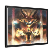 Load image into Gallery viewer, NARUTO &amp; KURAMA Canvas Framed Art Print
