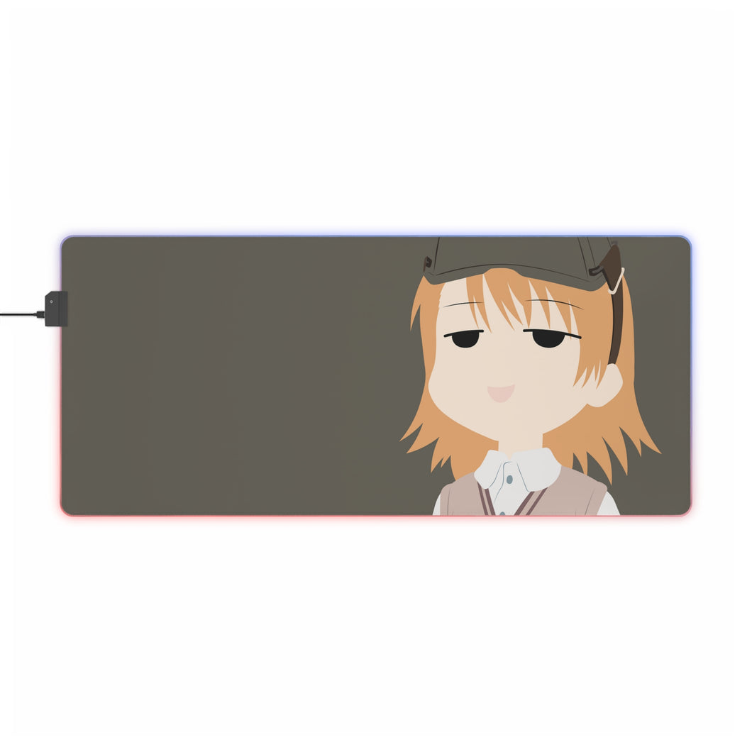 Misaka Mikoto - To Aru Series RGB LED Mouse Pad (Desk Mat)