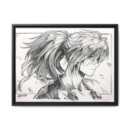 Anime Dororo Canvas Framed Art Print