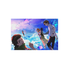 Load image into Gallery viewer, Anohana Meiko Honma, Jinta Yadomi, Naruko Anjou, Tetsudou Hisakawa, Chiriko Tsurumi Rug
