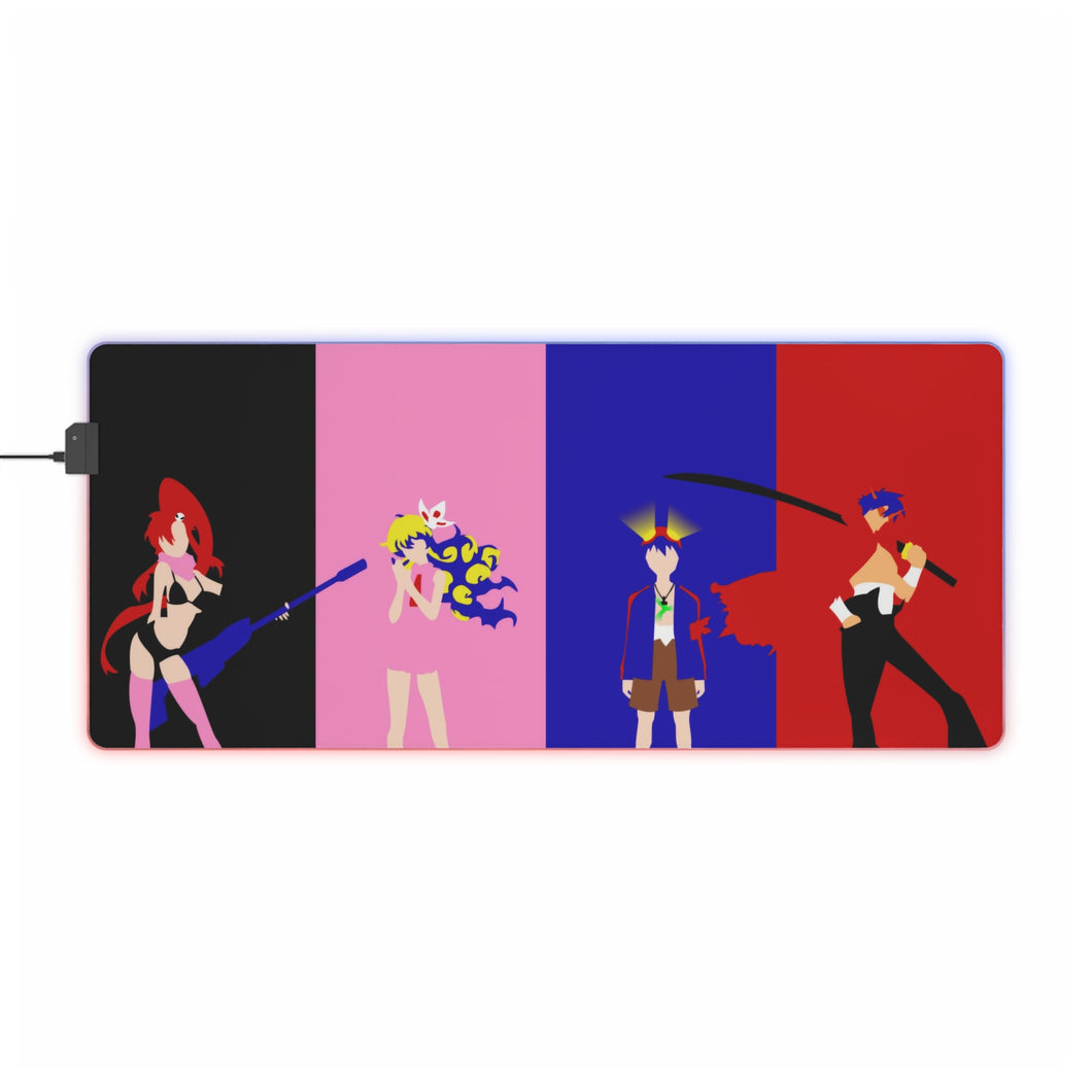 Tengen Toppa Gurren Lagann RGB LED Mouse Pad (Desk Mat)