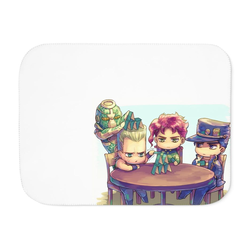 Jotaro Kujo Sherpa Blanket