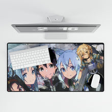 Load image into Gallery viewer, Yuuki, Asuna, Kirito and Sinon Mouse Pad (Desk Mat)
