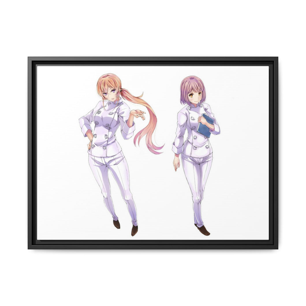 Food Wars: Shokugeki No Soma Canvas Framed Art Print