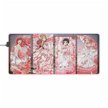Load image into Gallery viewer, Memory Defrag - Bloom Wedding Banner RGB LED Mouse Pad (Desk Mat)
