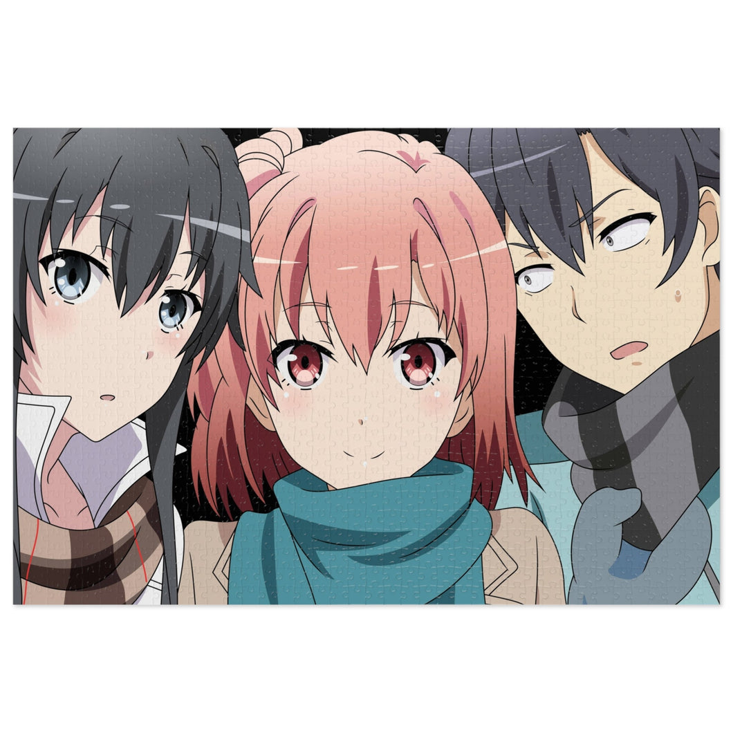 My Teen Romantic Comedy SNAFU Hachiman Hikigaya, Yukino Yukinoshita, Yui Yuigahama Jigsaw Puzzle