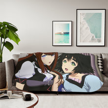 Load image into Gallery viewer, Kurisu &amp; Mayuri Sherpa Blanket
