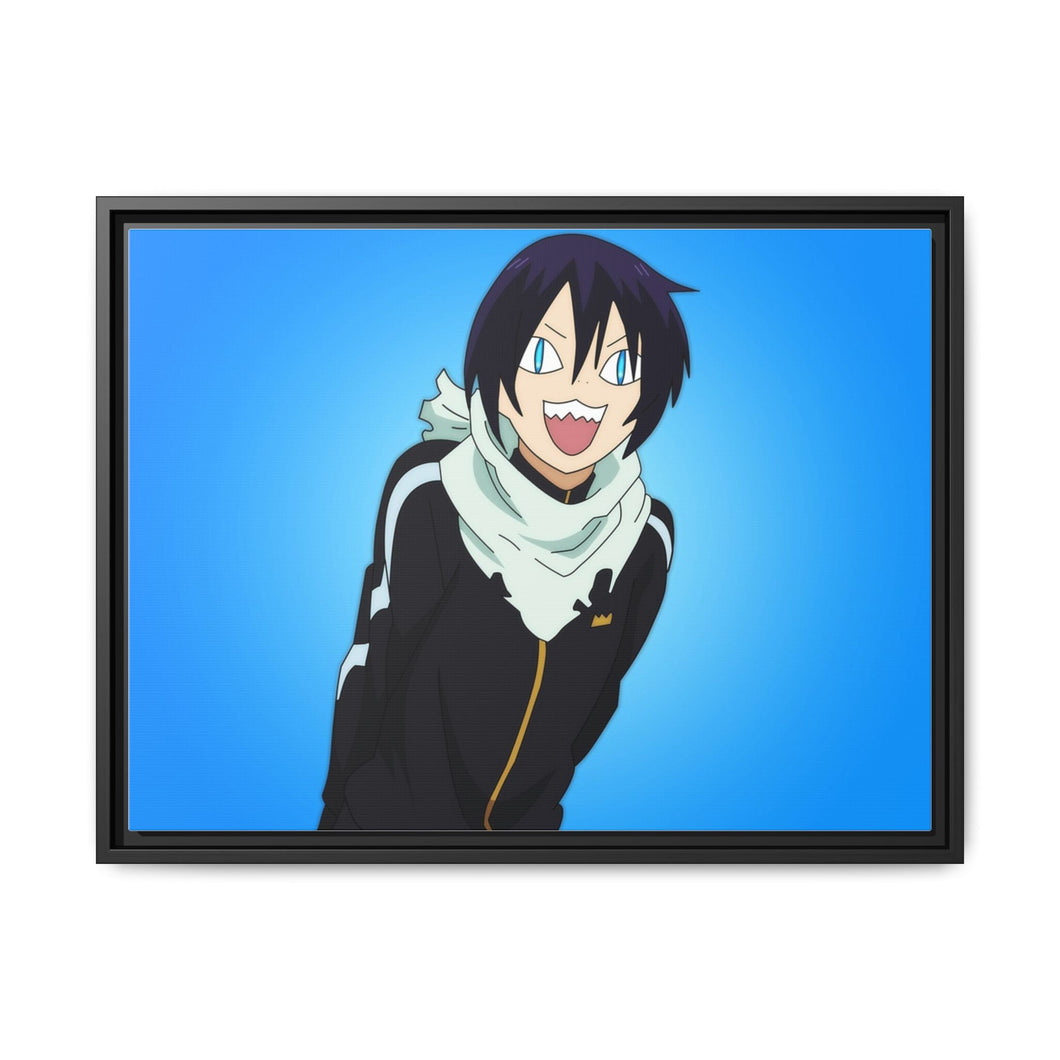 Yato's Cat Face Canvas Framed Art Print