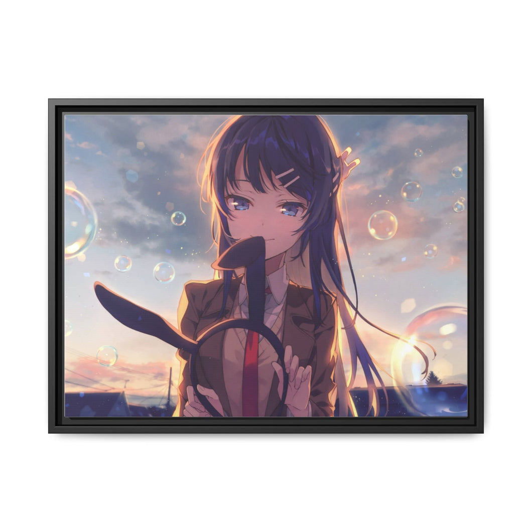 Rascal Does Not Dream Of Bunny Girl Senpai Canvas Framed Art Print