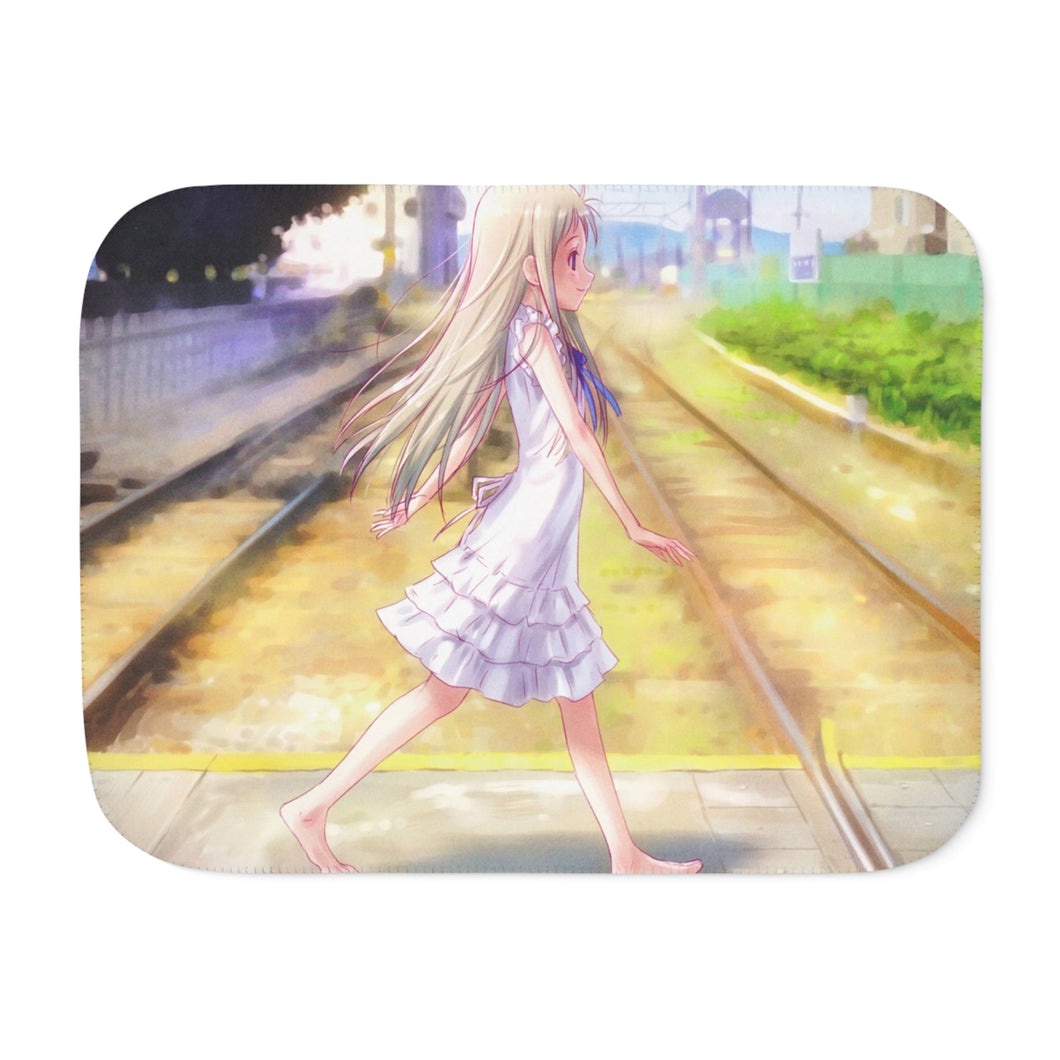 Anohana Meiko Honma Sherpa Blanket