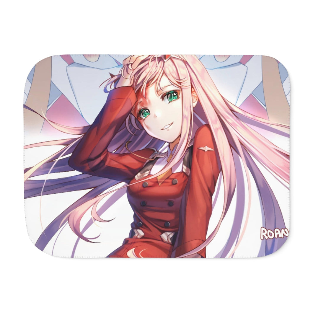 Darling in the FranXX Sherpa Blanket
