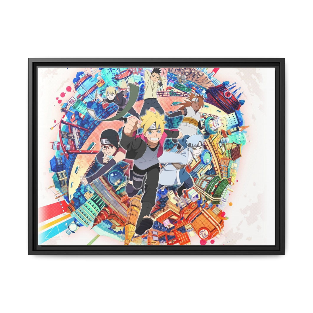 Boruto Canvas Framed Art Print