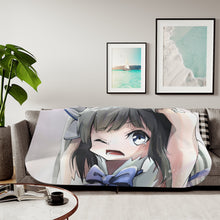 Load image into Gallery viewer, Is It Wrong To Try To Pick Up Girls In A Dungeon? Sherpa Blanket
